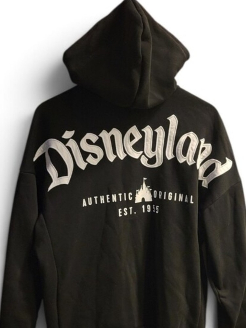 Disney Black Hooded Pullover Sweatshirt - Original